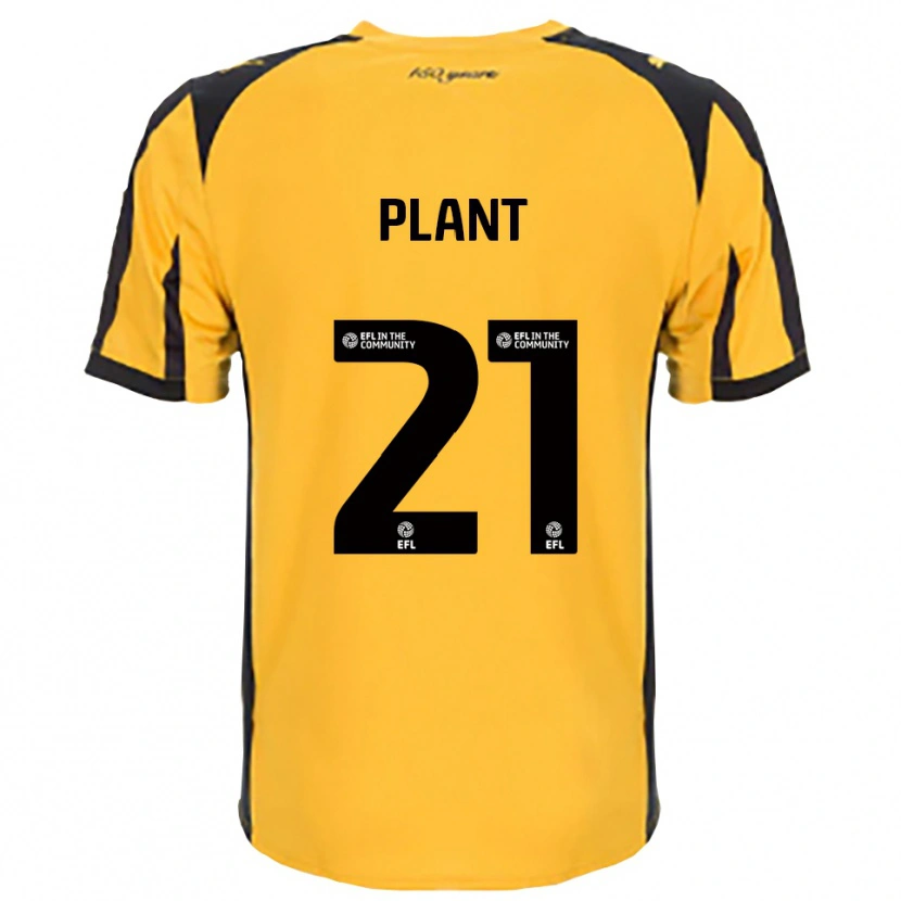 Danxen Dětské James Plant #21 Oranžová Černá Daleko Hráčské Dresy 2025/26 Dres