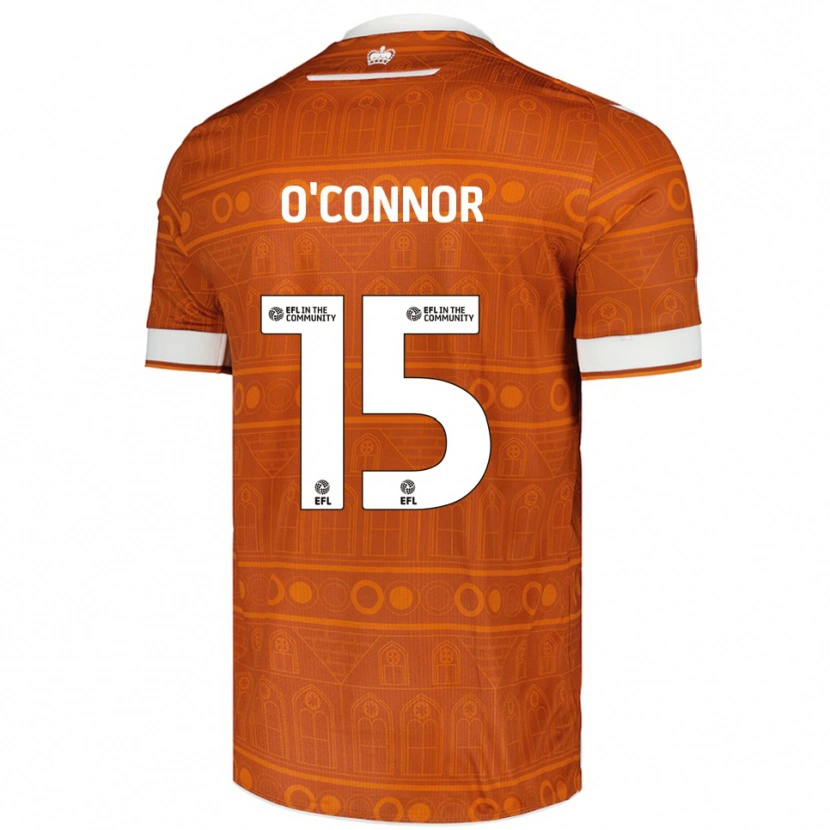 Danxen Dětské Paudie O'connor #15 Oranžová Bílá Daleko Hráčské Dresy 2025/26 Dres