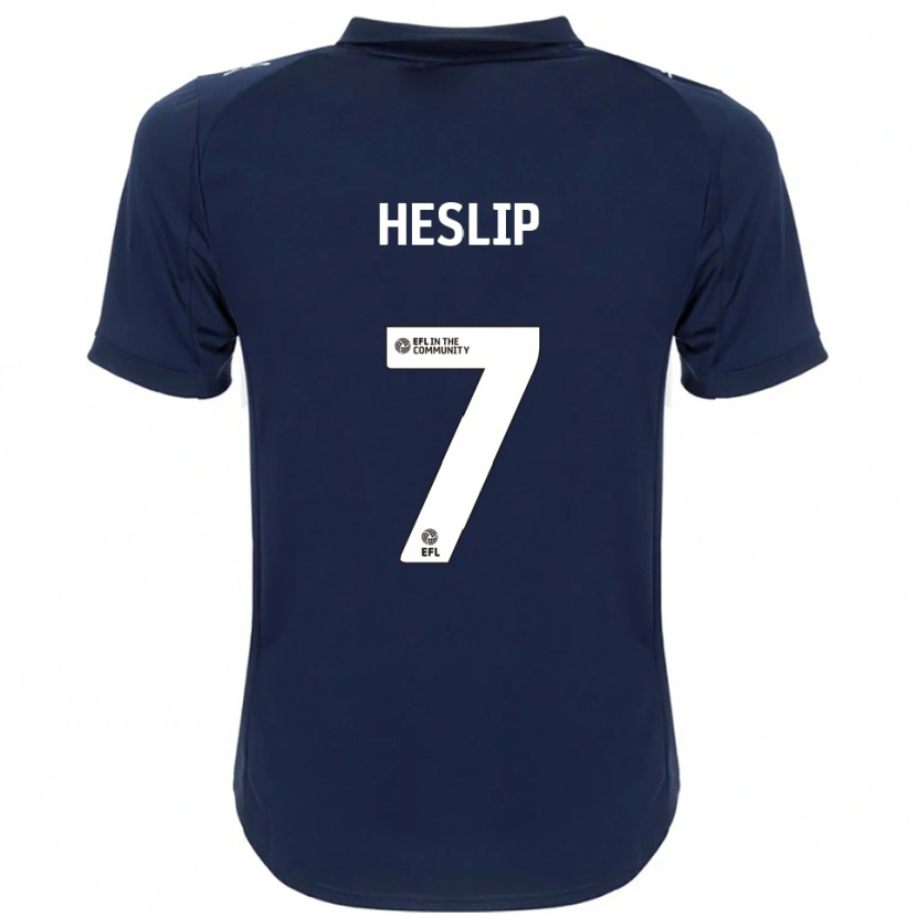 Danxen Dětské Laura Heslip #7 Námořnická Bílá Daleko Hráčské Dresy 2025/26 Dres