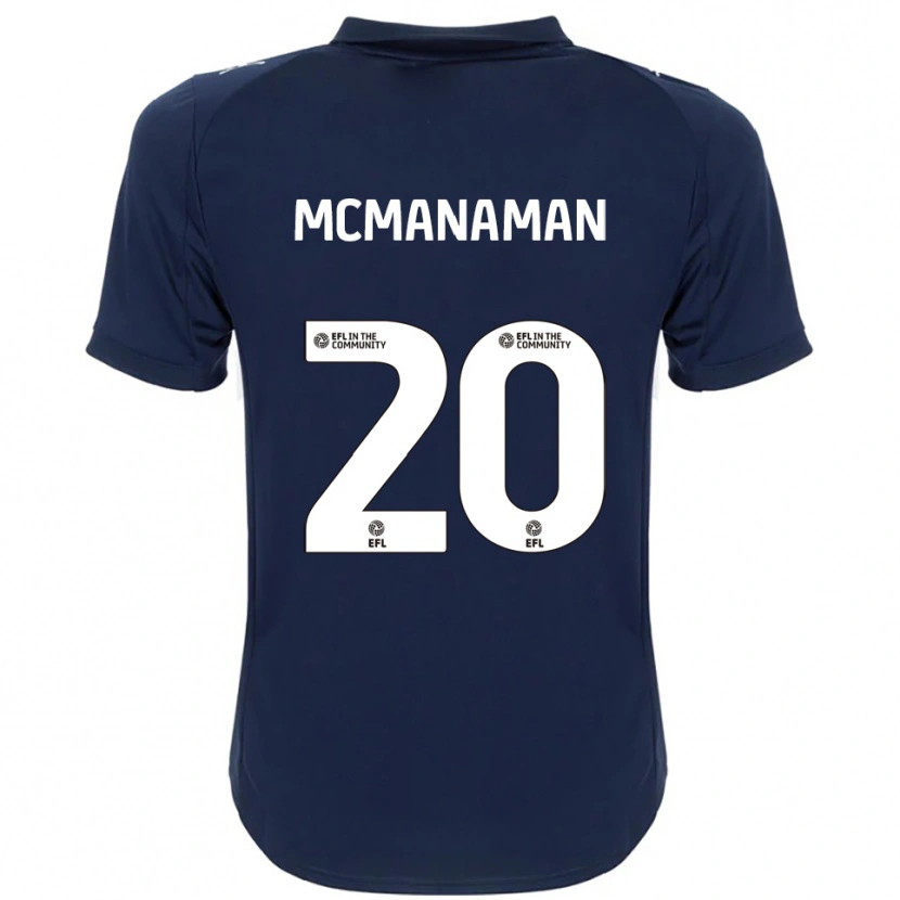 Danxen Dětské Callum Mcmanaman #20 Námořnická Bílá Daleko Hráčské Dresy 2025/26 Dres