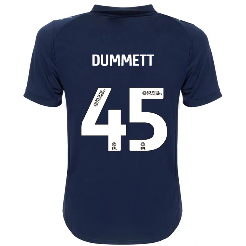 Danxen Dětské Paul Dummett #45 Námořnická Bílá Daleko Hráčské Dresy 2025/26 Dres