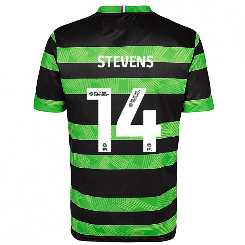 Danxen Dětské Matty Stevens #14 Černá Zelená Daleko Hráčské Dresy 2025/26 Dres