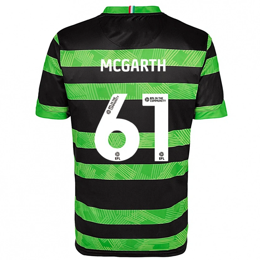 Danxen Dětské Ethan Mcgarth #61 Černá Zelená Daleko Hráčské Dresy 2025/26 Dres