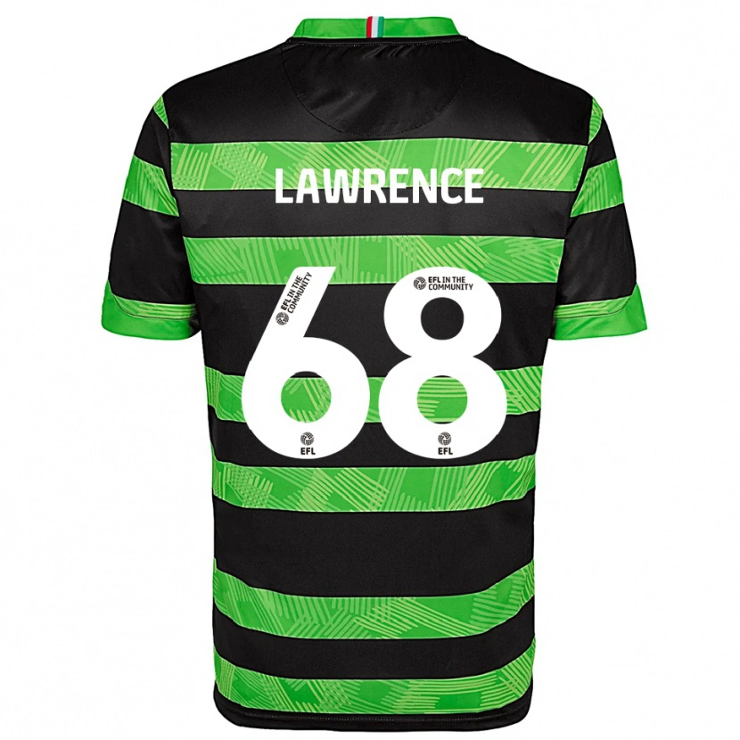 Danxen Dětské Jake Lawrence #68 Černá Zelená Daleko Hráčské Dresy 2025/26 Dres