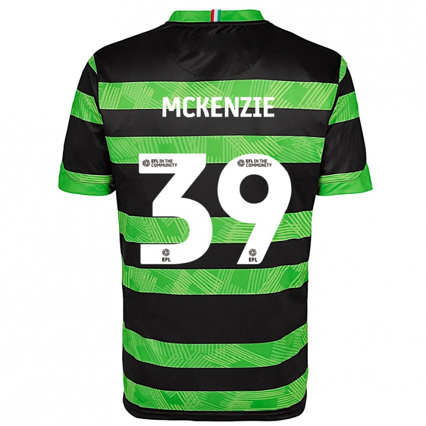 Danxen Dětské Kai Mckenzie #39 Černá Zelená Daleko Hráčské Dresy 2025/26 Dres
