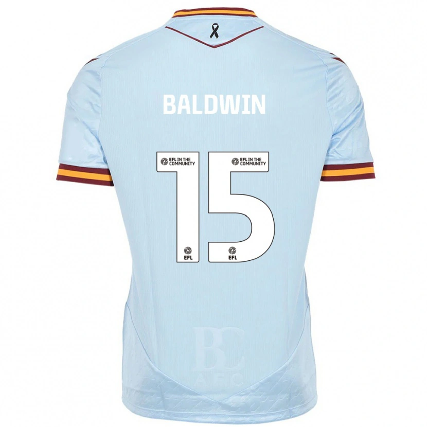 Danxen Dětské Aden Baldwin #15 Nebesky Modrá Daleko Hráčské Dresy 2025/26 Dres