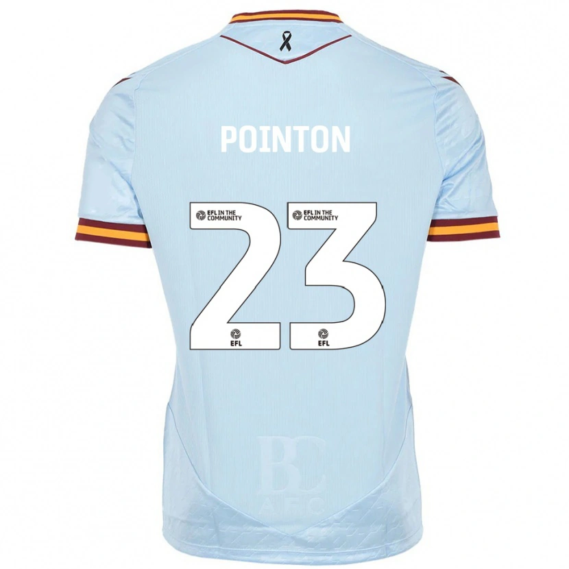 Danxen Dětské Bobby Pointon #23 Nebesky Modrá Daleko Hráčské Dresy 2025/26 Dres