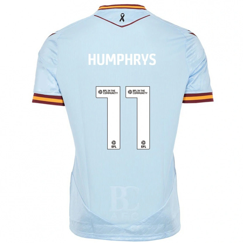 Danxen Dětské Stephen Humphrys #11 Nebesky Modrá Daleko Hráčské Dresy 2025/26 Dres