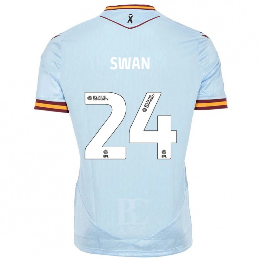 Danxen Dětské Will Swan #24 Nebesky Modrá Daleko Hráčské Dresy 2025/26 Dres