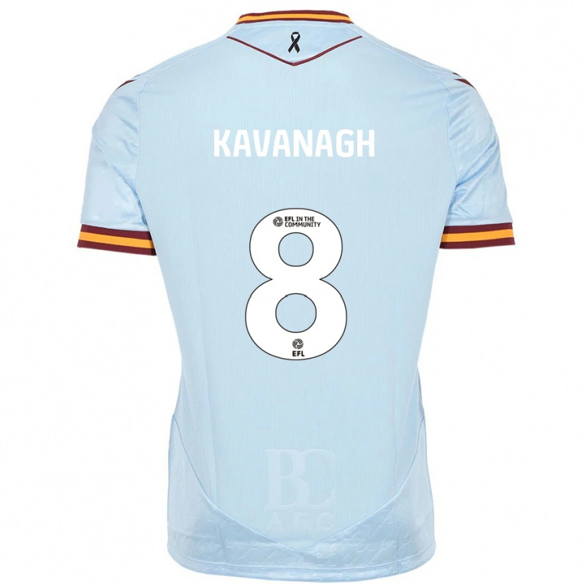 Danxen Dětské Calum Kavanagh #8 Nebesky Modrá Daleko Hráčské Dresy 2025/26 Dres