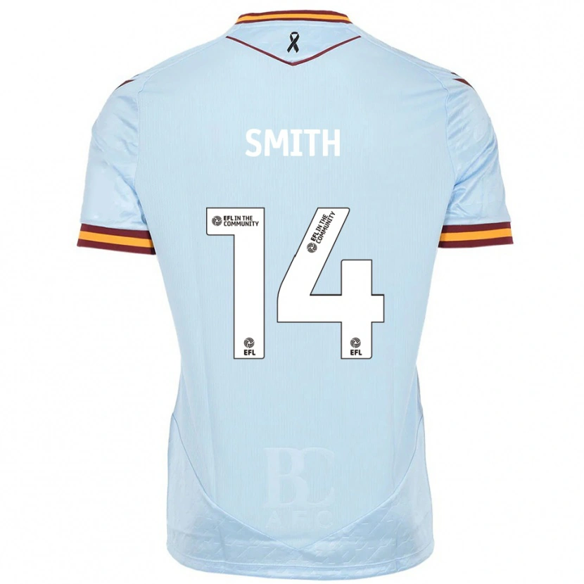 Danxen Dětské Tyler Smith #14 Nebesky Modrá Daleko Hráčské Dresy 2025/26 Dres