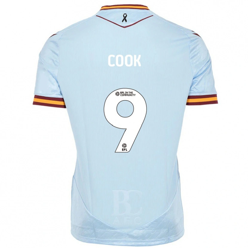 Danxen Dětské Andy Cook #9 Nebesky Modrá Daleko Hráčské Dresy 2025/26 Dres