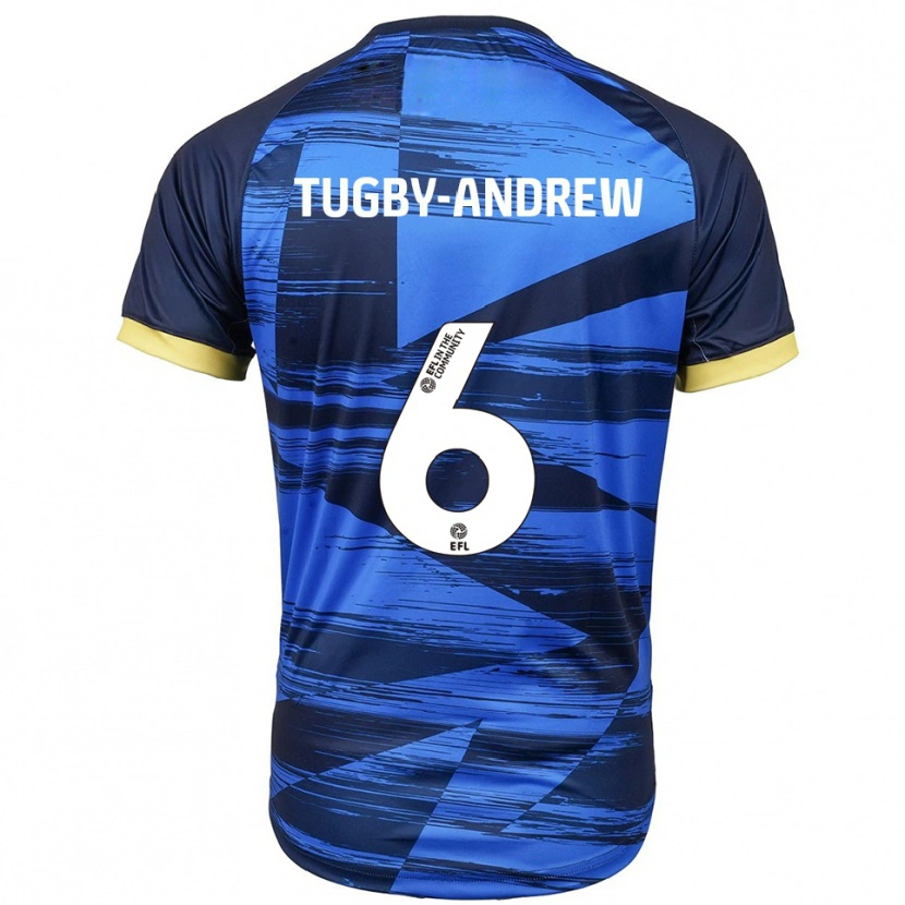 Danxen Dětské Jessica Tugby-Andrew #6 Modrá Námořnická Daleko Hráčské Dresy 2025/26 Dres
