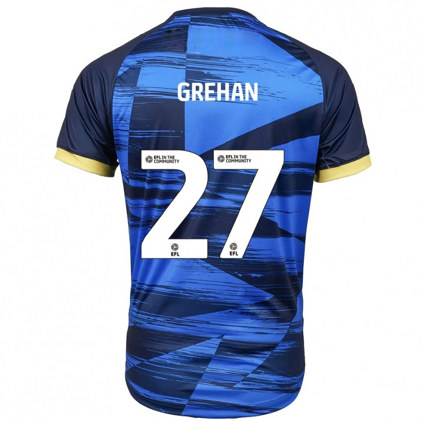Danxen Dětské Seán Grehan #27 Modrá Námořnická Daleko Hráčské Dresy 2025/26 Dres