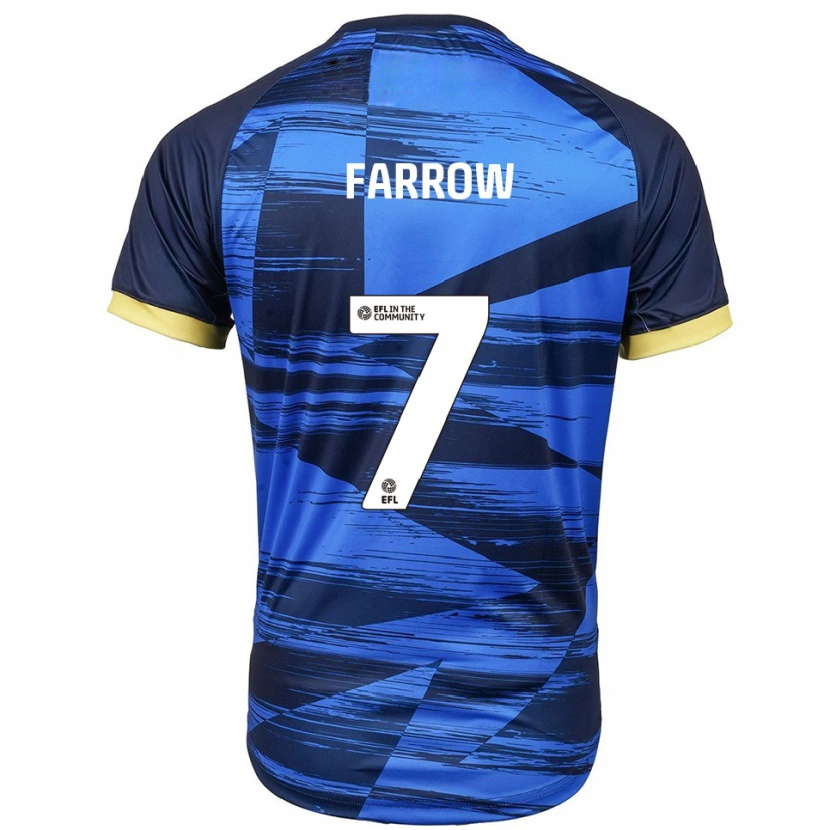 Danxen Dětské Lucy Farrow #7 Modrá Námořnická Daleko Hráčské Dresy 2025/26 Dres