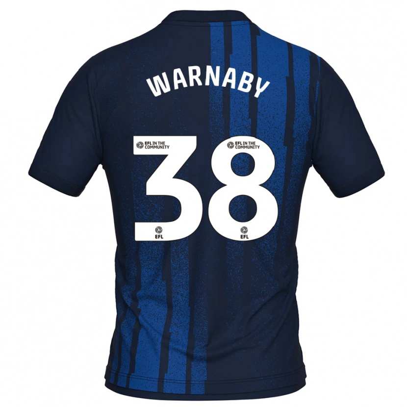 Danxen Dětské Lewis Warnaby #38 Námořnická Bílá Daleko Hráčské Dresy 2025/26 Dres
