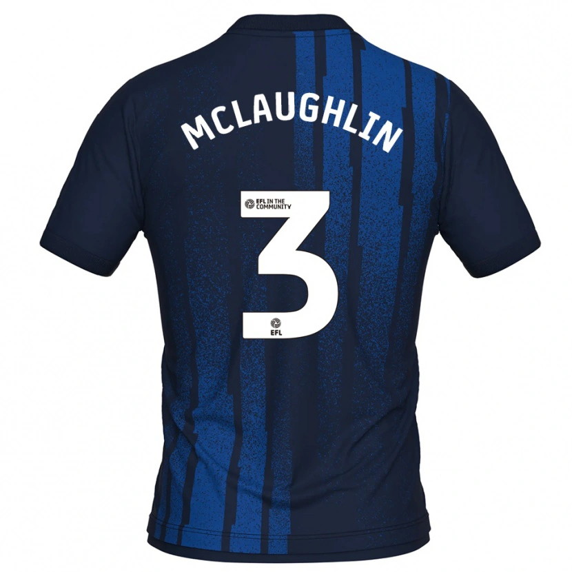 Danxen Dětské Stephen Mclaughlin #3 Námořnická Bílá Daleko Hráčské Dresy 2025/26 Dres