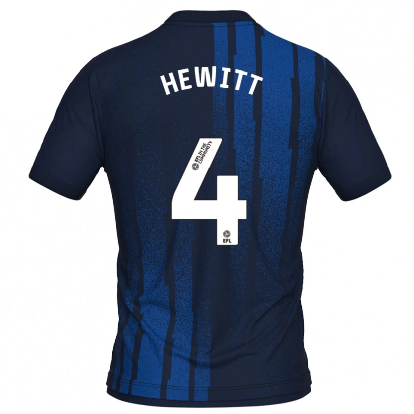 Danxen Dětské Elliott Hewitt #4 Námořnická Bílá Daleko Hráčské Dresy 2025/26 Dres