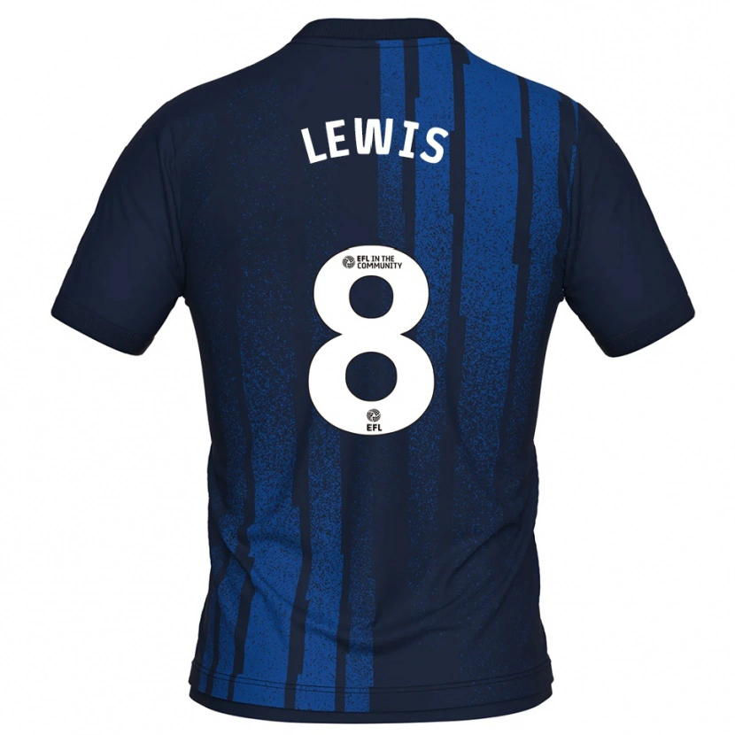 Danxen Dětské Aaron Lewis #8 Námořnická Bílá Daleko Hráčské Dresy 2025/26 Dres