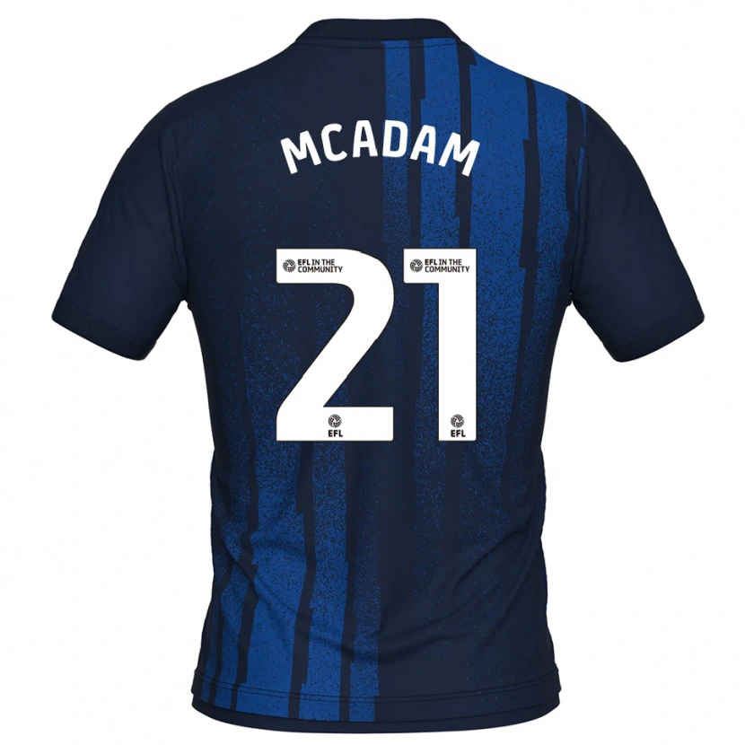 Danxen Dětské Kyle Mcadam #21 Námořnická Bílá Daleko Hráčské Dresy 2025/26 Dres