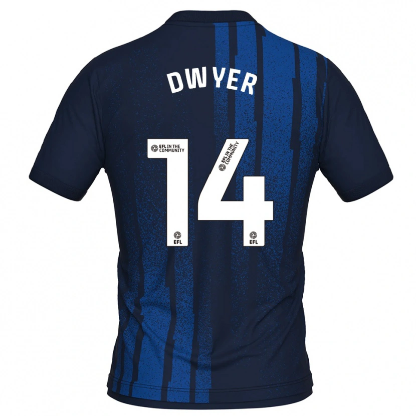 Danxen Dětské Dom Dwyer #14 Námořnická Bílá Daleko Hráčské Dresy 2025/26 Dres