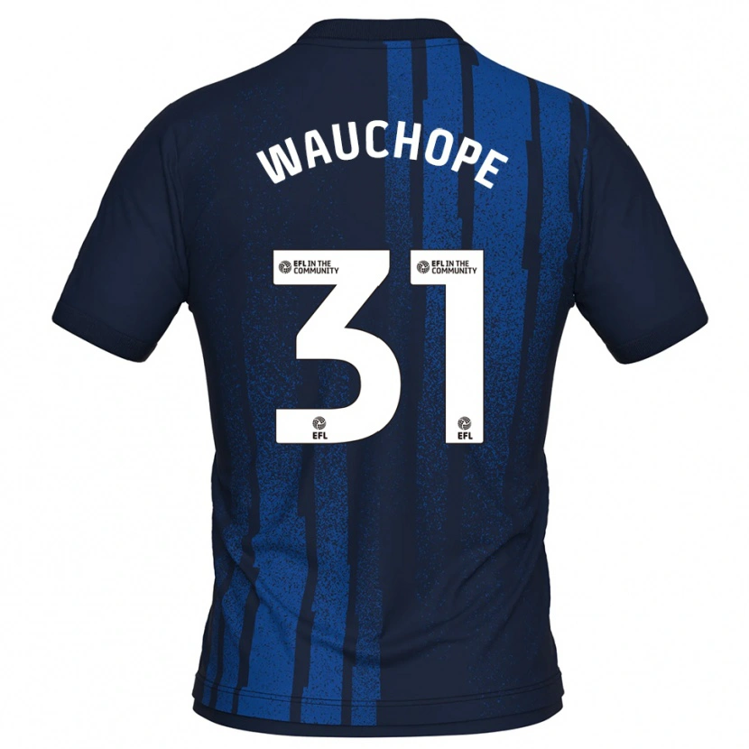 Danxen Dětské Darien Wauchope #31 Námořnická Bílá Daleko Hráčské Dresy 2025/26 Dres