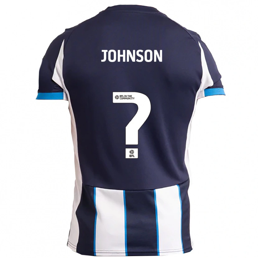 Danxen Dětské Georgia Johnson #0 Bílá Námořnická Daleko Hráčské Dresy 2025/26 Dres