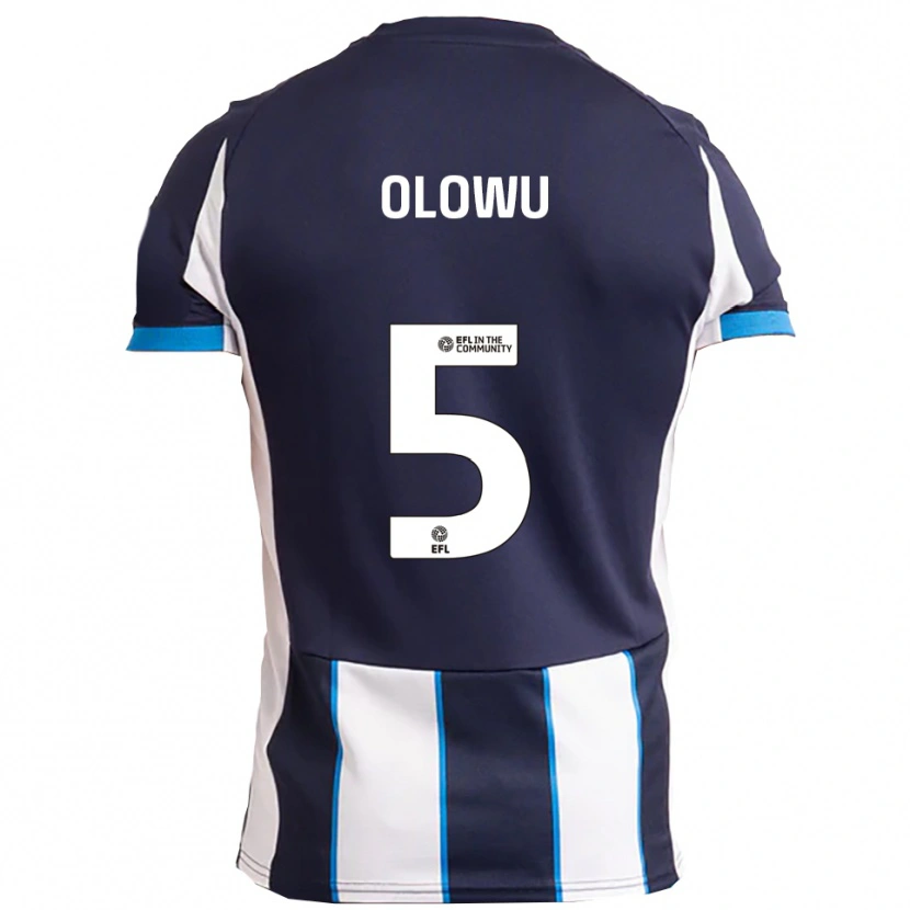 Danxen Dětské Joseph Olowu #5 Bílá Námořnická Daleko Hráčské Dresy 2025/26 Dres