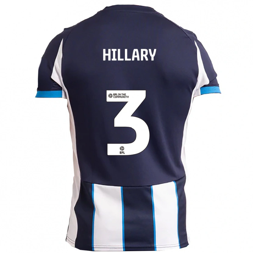 Danxen Dětské Joe Hillary #3 Bílá Námořnická Daleko Hráčské Dresy 2025/26 Dres