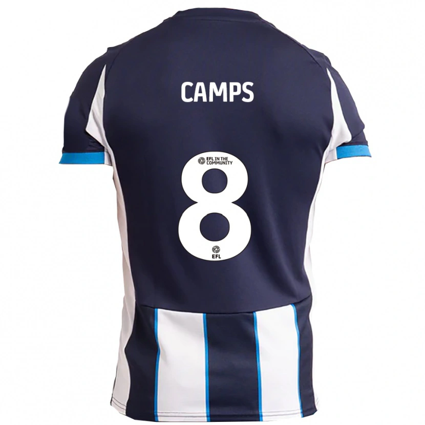 Danxen Dětské Callum Camps #8 Bílá Námořnická Daleko Hráčské Dresy 2025/26 Dres