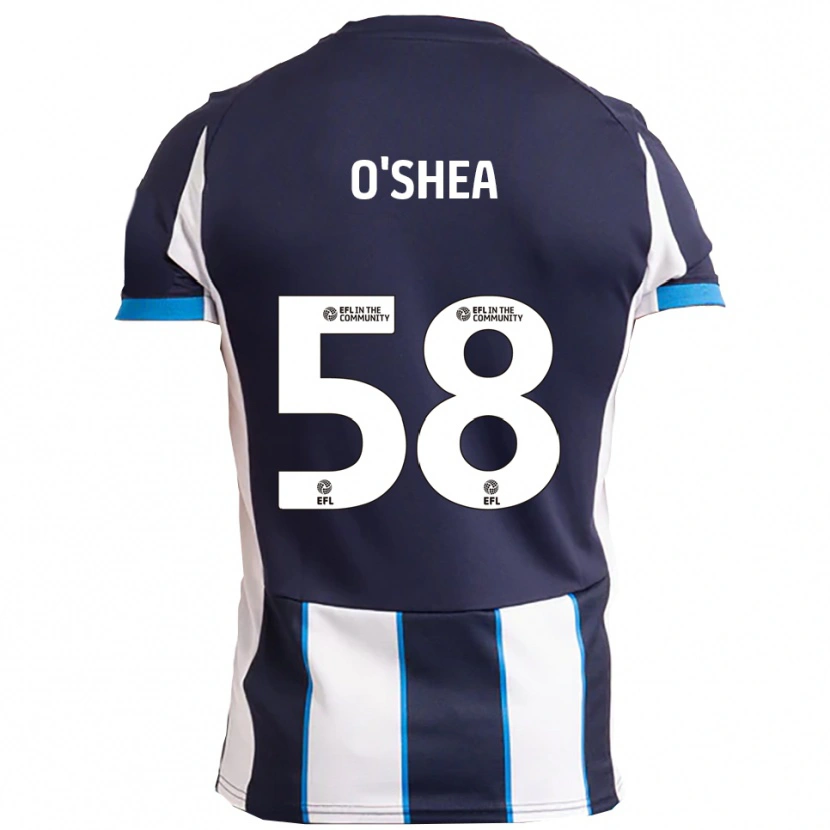 Danxen Dětské Cian O'shea #58 Bílá Námořnická Daleko Hráčské Dresy 2025/26 Dres