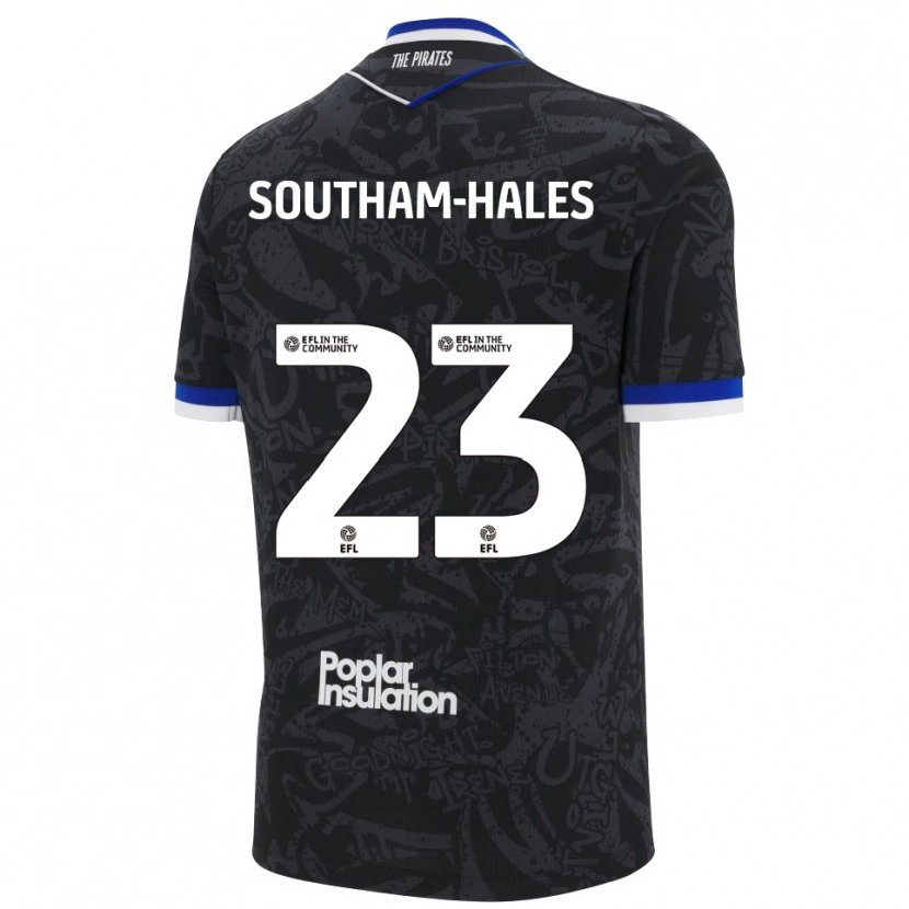 Danxen Dětské Macauley Southam-Hales #23 Černá Bílá Daleko Hráčské Dresy 2025/26 Dres