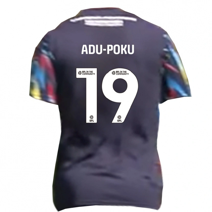Danxen Dětské Michael Adu-Poku #19 Námořnická Žlutá Červená Daleko Hráčské Dresy 2025/26 Dres