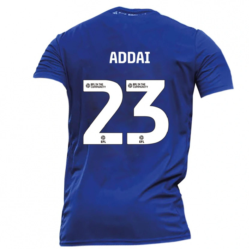 Danxen Dětské Dillon Addai #23 Modrá Bílá Daleko Hráčské Dresy 2025/26 Dres