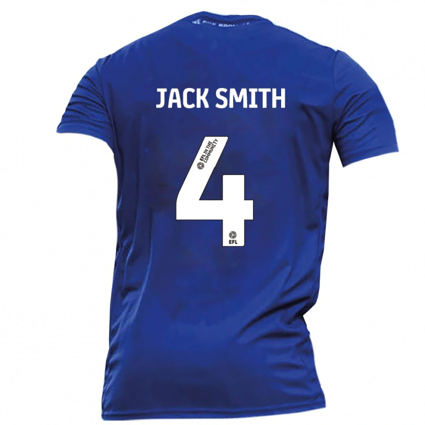 Danxen Dětské Jack Smith #4 Modrá Bílá Daleko Hráčské Dresy 2025/26 Dres