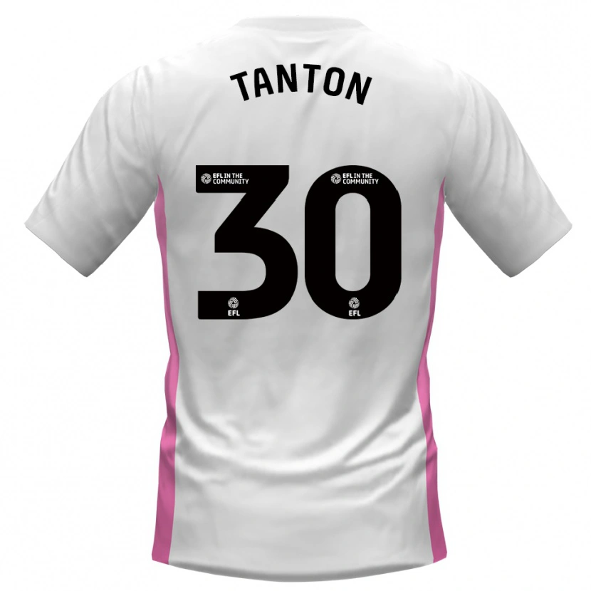 Danxen Dětské Devan Tanton #30 Bílá Červená Daleko Hráčské Dresy 2025/26 Dres