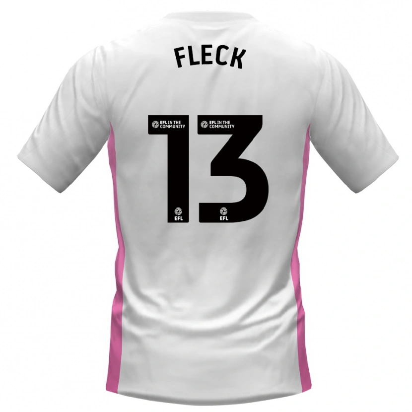 Danxen Dětské John Fleck #13 Bílá Červená Daleko Hráčské Dresy 2025/26 Dres