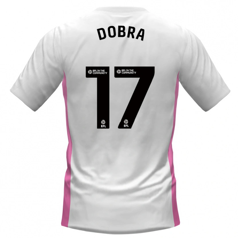 Danxen Dětské Armando Dobra #17 Bílá Červená Daleko Hráčské Dresy 2025/26 Dres