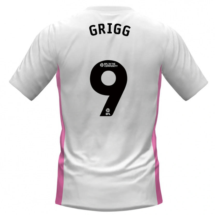 Danxen Dětské Will Grigg #9 Bílá Červená Daleko Hráčské Dresy 2025/26 Dres