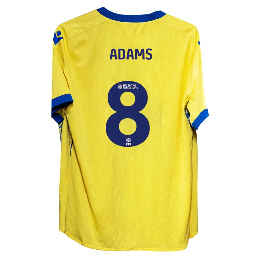 Danxen Dětské Thalia Adams #8 Žlutá Modrá Daleko Hráčské Dresy 2025/26 Dres