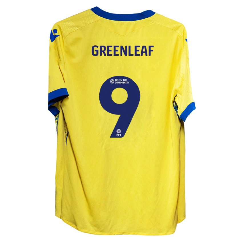 Danxen Dětské Ruby Greenleaf #9 Žlutá Modrá Daleko Hráčské Dresy 2025/26 Dres