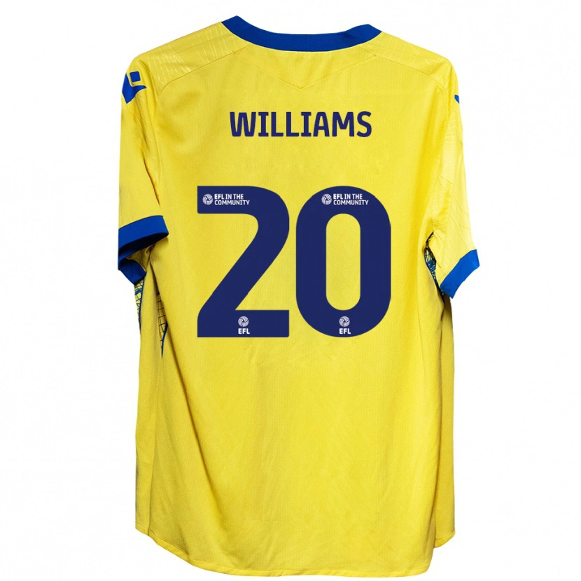 Danxen Dětské Billie-Jo Williams #20 Žlutá Modrá Daleko Hráčské Dresy 2025/26 Dres