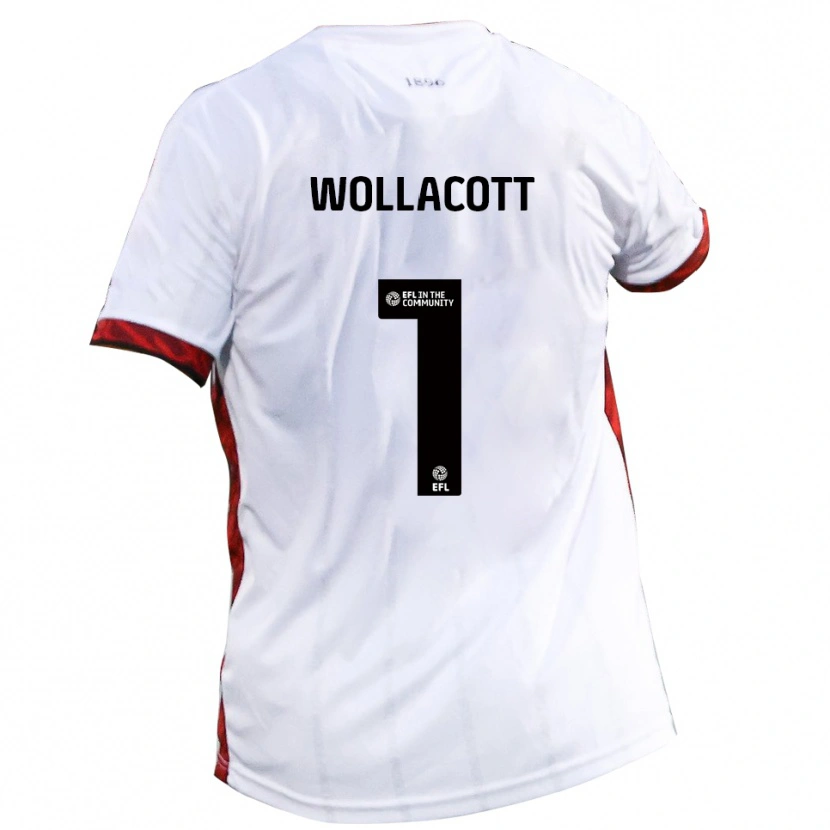 Danxen Dětské Joe Wollacott #1 Bílá Červená Černá Daleko Hráčské Dresy 2025/26 Dres
