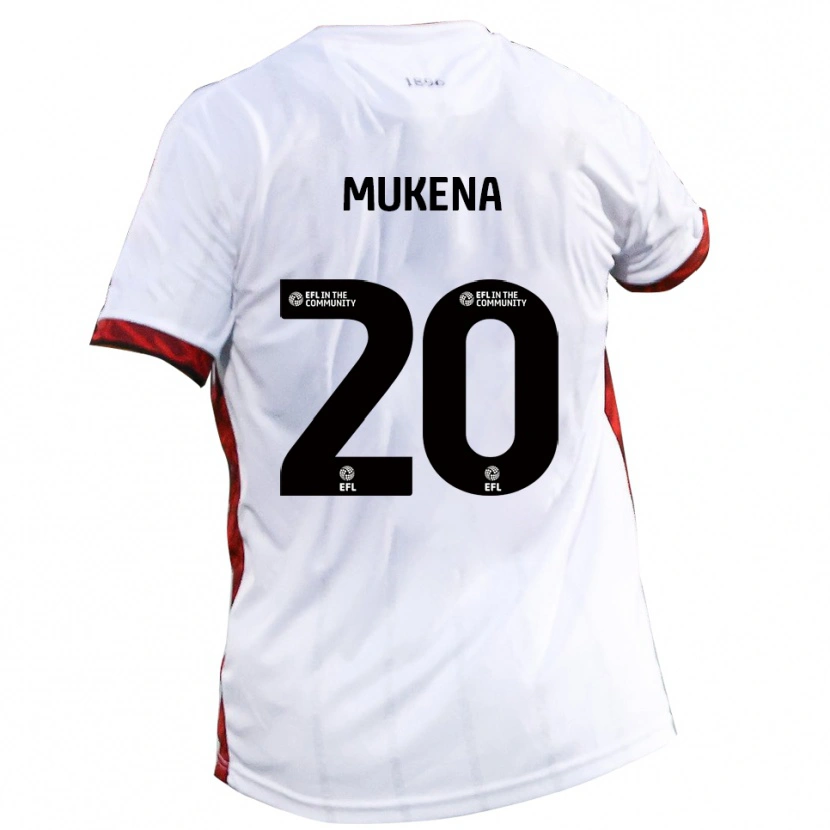 Danxen Dětské Joy Mukena #20 Bílá Červená Černá Daleko Hráčské Dresy 2025/26 Dres