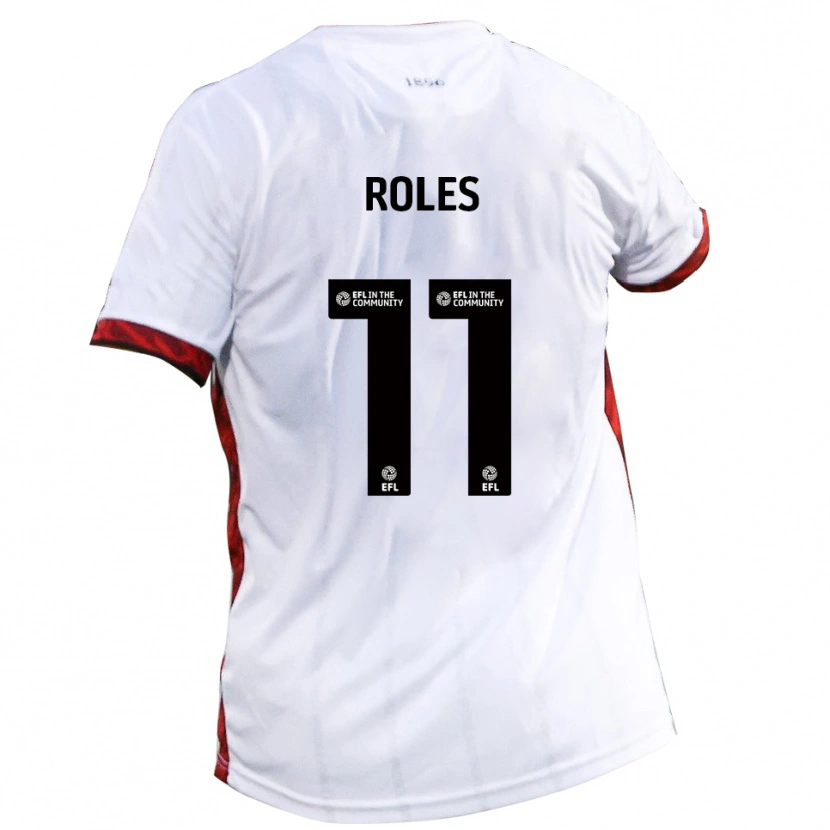 Danxen Dětské Jack Roles #11 Bílá Červená Černá Daleko Hráčské Dresy 2025/26 Dres