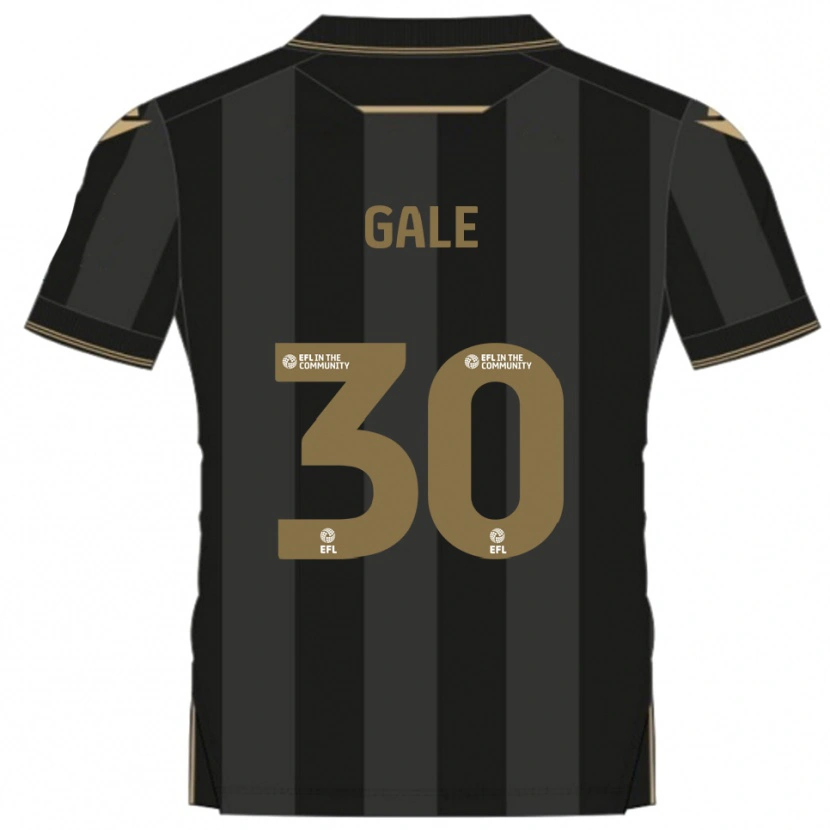 Danxen Dětské Sam Gale #30 Černá Zlatá Daleko Hráčské Dresy 2025/26 Dres