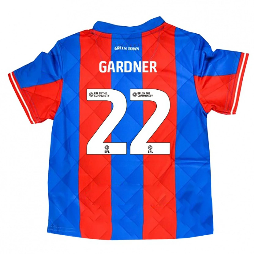 Danxen Dětské Cameron Gardner #22 Modrá Červená Bílá Daleko Hráčské Dresy 2025/26 Dres