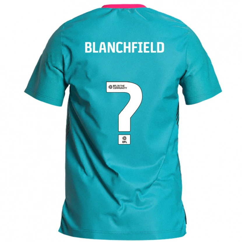 Danxen Dětské Olivia Blanchfield #0 Nebesky Modrá Růžová Daleko Hráčské Dresy 2025/26 Dres