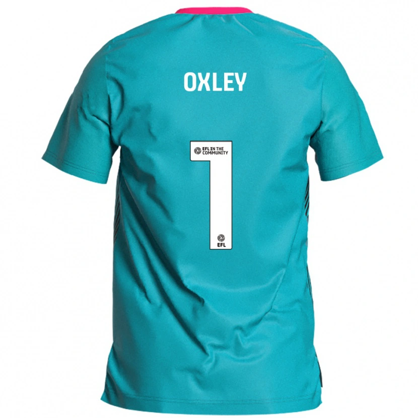 Danxen Dětské Mark Oxley #1 Nebesky Modrá Růžová Daleko Hráčské Dresy 2025/26 Dres