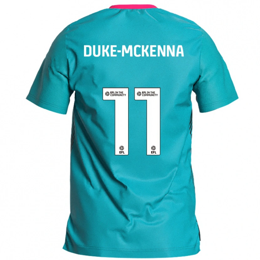 Danxen Dětské Stephen Duke-Mckenna #11 Nebesky Modrá Růžová Daleko Hráčské Dresy 2025/26 Dres